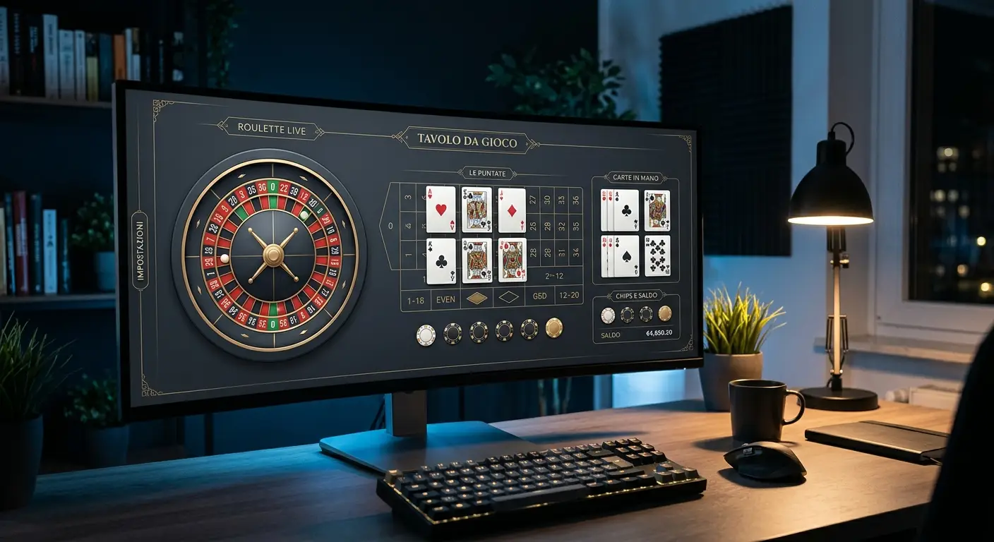 Giochi slot roulette live casino non AAMS per giocatori italiani
